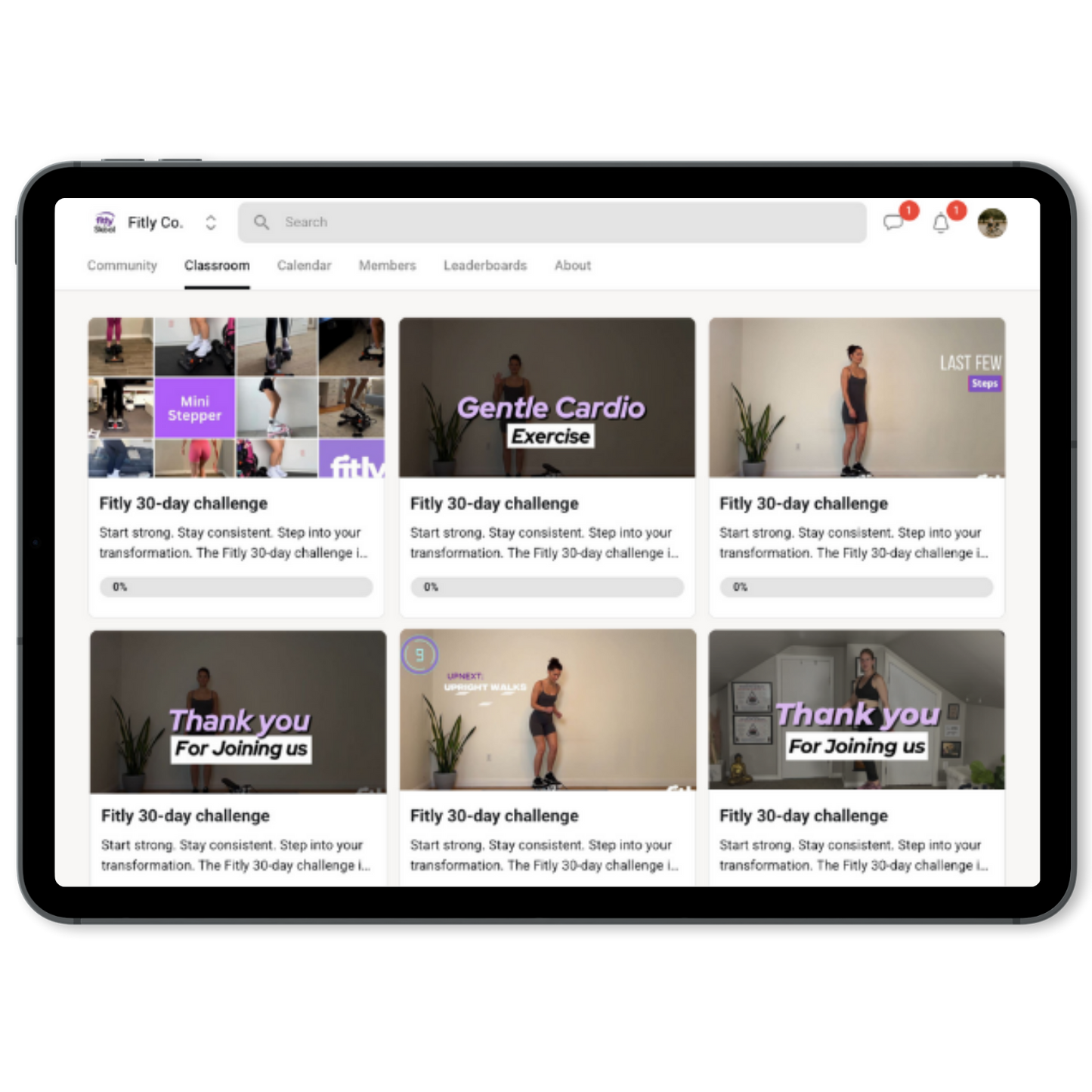 90-Day Video Workout Program & Community