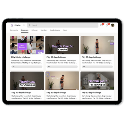 90-Day Workout Program & Community