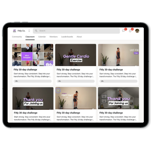 90-Day Video Workout Program & Community